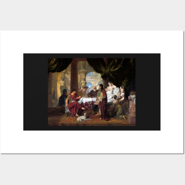 Cleopatra’s Banquet by Gerard de Lairesse Wall Art by academic-art